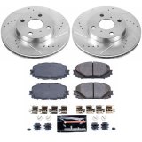 Power Stop 16-18 Toyota Yaris Front & Rear Z23 Evolution Brake Kit (1x psbK7505, 1x psbKOE15479DK) thumbnail 6