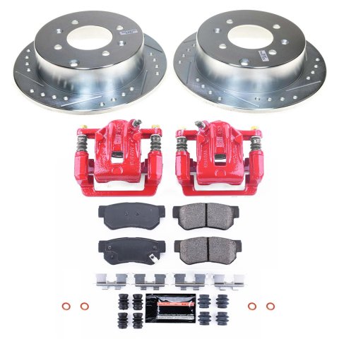 Power Stop 01-06 Kia Optima Rear Z23 Evolution Kit w/Calipers (1x psbS2704, 1x psbK5212) thumbnail 2