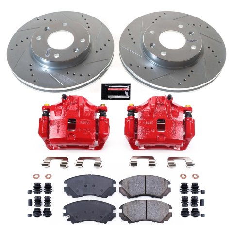 Power Stop 02-06 Kia Optima Front Z23 Evolution Kit w/Calipers (1x psbS2832, 1x psbK5290) thumbnail 2