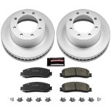 Power Stop 2012 Ford F-350 Super Duty Front Z17 Coated Brake Kit (2x psbAR85107EVC, 1x psb17-1631) thumbnail 8