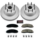 Power Stop 13-22 Ford F-350 Super Duty Front Z17 Coated Brake Kit (2x psbAR85169EVC, 1x psb17-1680) thumbnail 3
