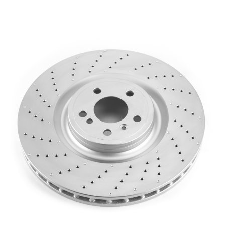 Power Stop 13-16 Mercedes-Benz GL450 Front Z23 Coated Brake Kit (2x psbEBR1461EVC, 1x psbZ23-1629, 1x psbSW-0510) thumbnail 2