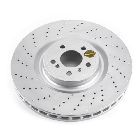 Power Stop 13-16 Mercedes-Benz GL450 Front Z23 Coated Brake Kit (2x psbEBR1461EVC, 1x psbZ23-1629, 1x psbSW-0510) thumbnail 4