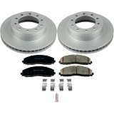 Power Stop 2016 Ford F-350 Super Duty Front Z17 Coated Brake Kit (2x psbAR85113EVC, 1x psb17-1680) thumbnail 3