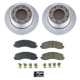 Power Stop 19-22 Ram 2500 Rear Z17 Coated Brake Kit (2x psbAR8374EVC, 1x psb17-2225) thumbnail 1