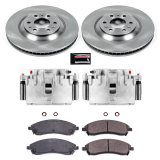 Power Stop 04-09 Cadillac SRX Front Autospecialty Kit w/Cals (1x psbL4966, 1x psbL4967, 2x psbAR82117, 1x psb16-1019) thumbnail 2