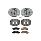 Power Stop 03-05 Ford Explorer Sport Trac Front Autospecialty Kit w/Cals (1x psbL4848, 1x psbL4849, 2x psbAR8585, 1x psb16-833) thumbnail 2