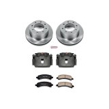 PowerStop Z17 Evolution Plus Stock Replacement Brake Kits with Calipers KCOE2039 Disc Kits, Autospecialty Calipers, Rear, Solid Surface Rotors, 2-piston Calipers, Chevrolet, GMC, Kit thumbnail 2