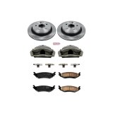 PowerStop Z17 Evolution Plus Stock Replacement Brake Kits with Calipers KCOE2172 Disc Kits, Autospecialty Calipers, Rear, Solid Surface Rotors, 1-piston Calipers, Chrysler, Dodge, Ram, Kit thumbnail 2