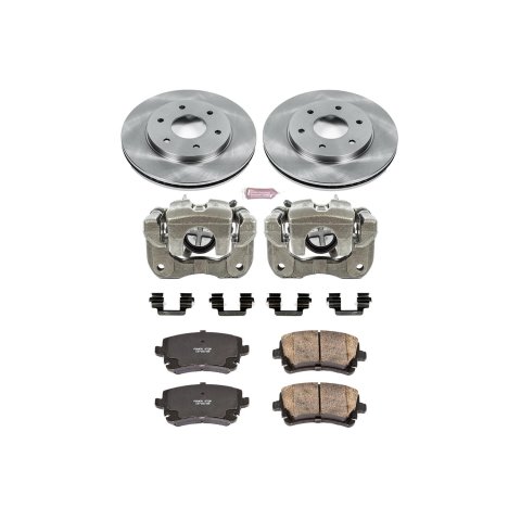 Power Stop 04-05 Nissan Titan Front Autospecialty Kit w/Cals (2x psbJBR993, 1x psbL2982, 1x psbL2983, 1x psb16-1015) thumbnail 2
