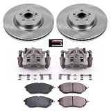 Power Stop 10-14 Subaru Outback Front Autospecialty Kit w/Cals (2x psbJBR1318, 1x psbL3348, 1x psbL3349, 1x psb16-1078) thumbnail 2