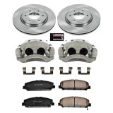 Power Stop 08-10 Nissan Titan Front Autospecialty Kit w/Cals (1x psbL3338, 1x psbL3339, 2x psbJBR1199, 1x psb16-1286) thumbnail 2