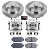 PowerStop Z17 Evolution Plus Stock Replacement Brake Kits with Calipers for 2007-2014 EDGE, 2007-2015 MKX - KCOE3057 Disc Kits, Autospecialty Calipers, Front, Solid Surface Rotors, 2-piston Calipers, Ford, Lincoln, Kit thumbnail 2
