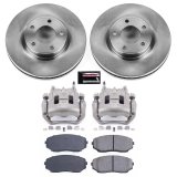 Power Stop 07-08 Lincoln MKX Front Autospecialty Kit w/Cals (1x psbL5026, 1x psbL5027, 2x psbAR8192, 1x psb16-1258) thumbnail 1