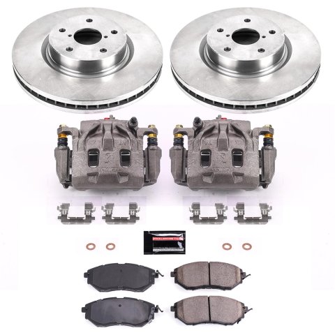 Power Stop 15-20 Subaru WRX Front Autospecialty Kit w/Cals (2x psbJBR1319, 1x psbL3348, 1x psbL3349, 1x psb16-1078) thumbnail 1