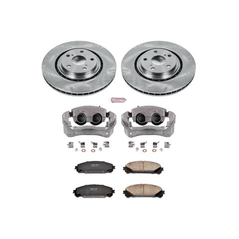Power Stop 11-20 Toyota Sienna Front Autospecialty Kit w/Cals (2x psbJBR1310, 1x psbL6274, 1x psbL6275, 1x psb16-1324) thumbnail 1