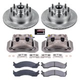 Power Stop 01-02 Ford E-350 Super Duty Front Autospecialty Kit w/Cals (1x psbL4760, 1x psbL4761, 2x psbAR8546, 1x psb16-655) thumbnail 1