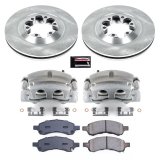 Power Stop 09-12 GMC Canyon Front Autospecialty Kit w/Cals (2x psbAR82131, 1x psbL5004C, 1x psbL5005C, 1x psb16-1169) thumbnail 1