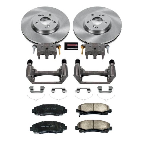 Power Stop 12-14 Honda Ridgeline Front Autospecialty Kit w/Cals (2x psbJBR984, 1x psbL3102, 1x psbL3103, 1x psb16-1584) thumbnail 2