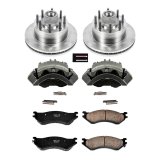 Power Stop 2004 Ford F-150 Heritage Front Autospecialty Kit w/Cals (1x psbL4652, 2x psbAR8545, 1x psbL4653, 1x psb16-702) thumbnail 2