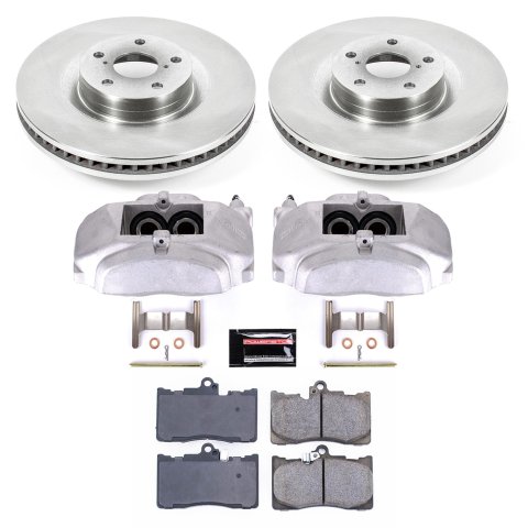 Power Stop 11-12 Lexus IS350 Front Autospecialty Kit w/Cals (2x psbJBR1568, 1x psbL3336, 1x psbL3337, 1x psb16-1118) thumbnail 2
