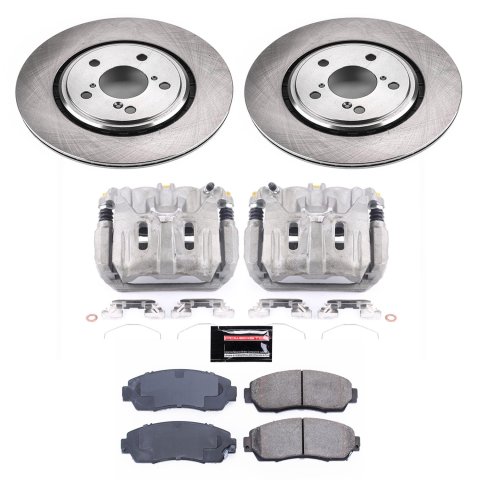 Power Stop 15-17 Honda Odyssey Front Autospecialty Kit w/Cals (2x psbJBR1590, 1x psbL6448, 1x psbL6449, 1x psb16-1521) thumbnail 2