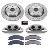 Power Stop 15-19 GMC Sierra 2500 HD Rear Autospecialty Kit w/Cals (1x psbL5306, 1x psbL5307, 2x psbAR82155, 1x psb16-1565) thumbnail 1