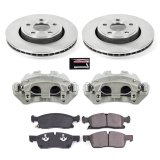 Power Stop 17-19 Jeep Grand Cherokee Front Autospecialty Kit w/Cals (2x psbAR83076, 1x psbL5296, 1x psbL5297, 1x psb16-1904A) thumbnail 2
