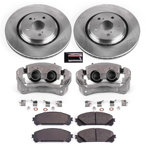 Power Stop 16-21 Lexus RX450h Front Autospecialty Kit w/Cals (2x psbJBR1736, 1x psbL6274, 1x psbL6275, 1x psb16-1324) thumbnail 1