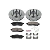 Power Stop 06-08 Lincoln Mark LT Front Autospecialty Brake Kit (2x psbAR8594, 1x psb17-1011) thumbnail 1
