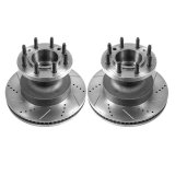 Power Stop 21-22 Ford E-450 Super Duty Front Drilled & Slotted Rotor - Pair (1x psbAR82130XL, 1x psbAR82130XR) thumbnail 2