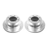 Power Stop 09-20 GMC Savana 4500 Rear Drilled & Slotted Rotor - Pair (1x psbAR82151XL, 1x psbAR82151XR) thumbnail 4