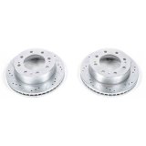 Power Stop 11-21 GMC Sierra 3500 HD Front Drilled & Slotted Rotor - Pair (1x psbAR82153XL, 1x psbAR82153XR) thumbnail 5