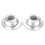 Power Stop 13-22 Ram 3500 Rear Drilled & Slotted Rotor - Pair (1x psbAR83067XL, 1x psbAR83067XR) thumbnail 2