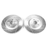 Power Stop 12-20 Jeep Grand Cherokee Front Drilled & Slotted Rotor - Pair (1x psbAR83080XL, 1x psbAR83080XR) thumbnail 2