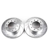 Power Stop 05-16 Ford F-550 Super Duty Front Drilled & Slotted Rotor - Pair (1x psbAR85113XL, 1x psbAR85113XR) thumbnail 6