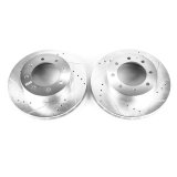 Power Stop 00-04 Ford F-550 Super Duty Front Drilled & Slotted Rotor - Pair (1x psbAR8581XL, 1x psbAR8581XR) thumbnail 6