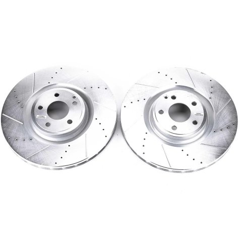 Power Stop 12-18 Mercedes-Benz CLS550 Front Drilled & Slotted Rotor - Pair (1x psbEBR1454XL, 1x psbEBR1454XR) thumbnail 4