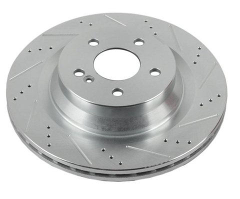 Power Stop 12-18 Mercedes-Benz CLS550 Front Drilled & Slotted Rotor - Pair (1x psbEBR1454XL, 1x psbEBR1454XR) thumbnail 5
