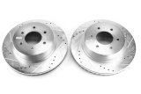 Power Stop 16-22 Nissan Titan XD Front Drilled & Slotted Rotor - Pair (1x psbJBR1754XL, 1x psbJBR1754XR) thumbnail 5