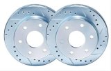 PowerStop Z36 Truck and Tow Brake Upgrade Kits for 2004-2008 F-150, 2006-2008 MARK LT - K1939-36 Rotors/Pads, Drilled/Slotted, Iron, Natural Finish, Front, Ford, Lincoln, Kit thumbnail 7