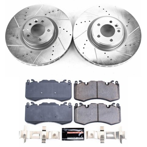 Power Stop 10-13 Land Rover Range Rover Sport Front Z23 Evolution Brake Kit (1x psbZ23-1426, 1x psbSW-1610, 1x psbEBR1409XL, 1x psbEBR1409XR) thumbnail 3