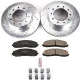 Power Stop 2016 Ford F-350 Super Duty Front Z23 Evolution Brake Kit (1x psbZ23-1680, 1x psbAR85113XL, 1x psbAR85113XR) thumbnail 1
