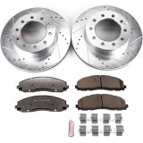 Power Stop 2016 Ford F-350 Super Duty Front Z36 Truck & Tow Brake Kit (1x psbZ36-1680, 1x psbAR85113XL, 1x psbAR85113XR, 1x psbPBK067) thumbnail 3