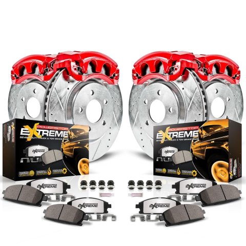 Power Stop 13-22 Ford F-250 Super Duty Front & Rear Z36 Truck & Tow Kit w/Cals (Bundled Kit) thumbnail 4