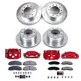 Power Stop 2016 Ford F-350 Super Duty Front & Rear Z23 Evolution Kit w/Cals (Bundled Kit) thumbnail 2