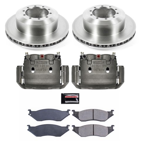 Power Stop 2002 Ford E-550 Econoline Super Duty Rear Autospecialty Kit w/Cals (1x psbL8046, 1x psbL8047, 2x psbAR8569, 1x psb16-777) thumbnail 2