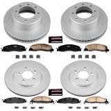 Power Stop 09-10 Dodge Ram 2500 Front & Rear Z17 Coated Brake Kit (2x psbAR8373EVC, 2x psbAR8374EVC, 1x psb17-1399, 1x psb17-1400) thumbnail 7