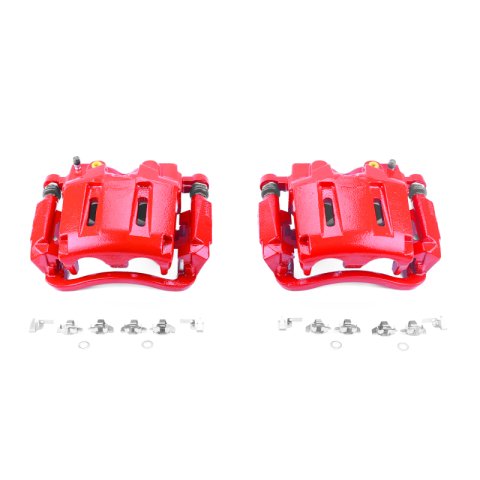 Power Stop 2012 Ford F-350 Super Duty Front Z36 Truck & Tow Brake Kit w/Calipers (Bundled Kit)