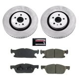 Power Stop 19-21 Lincoln Nautilus Front & Rear Z17 Coated Brake Kit (1x psbCRK8321, 1x psbCRK8544) thumbnail 4